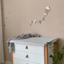 Saltea pentru masa de infasat 70 x 80 cm, gri (2)